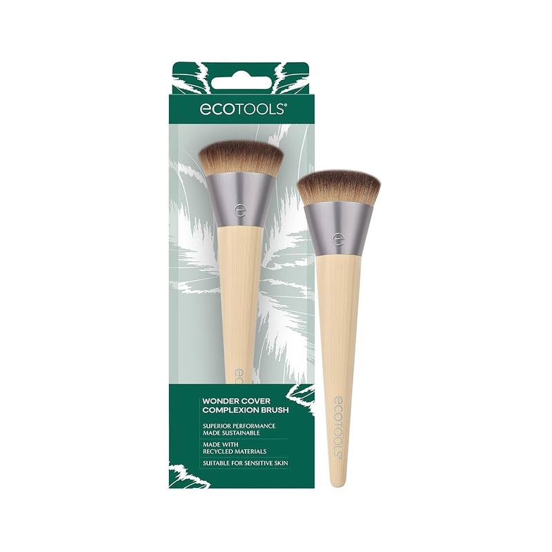 EcoTools Wonder Cover Makeup Brush, Blending Brush for Liquid or Cream Foundation