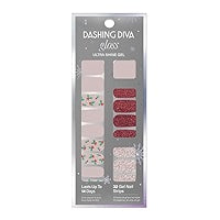 Dashing Diva Gloss Nail Strips - Hoywood | UV Free, Chip Resistant, Long Lasting Gel Nail Stickers | Contains 32 Nail Wraps, 1 Prep Pad, 1 Nail File