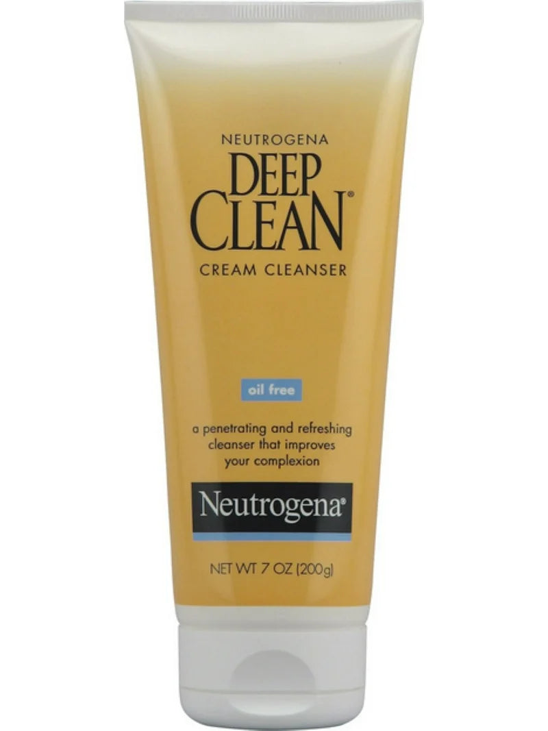 Neutrogena Deep Clean Cream Cleanser oil free 200 Gram