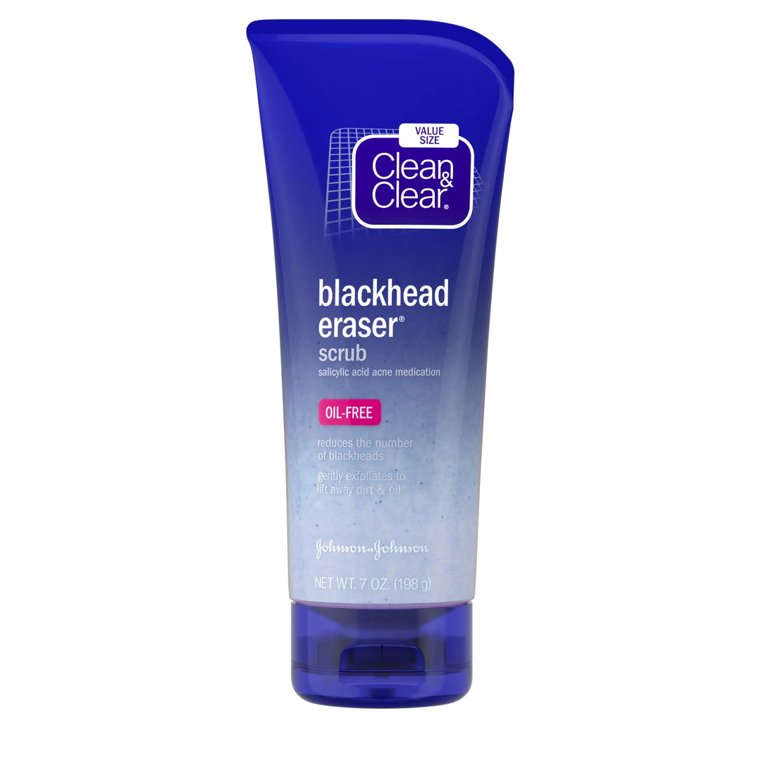 Clean & Clear Blackhead Eraser Facial Scrub, 2% Salicylic Acid 198 Gram