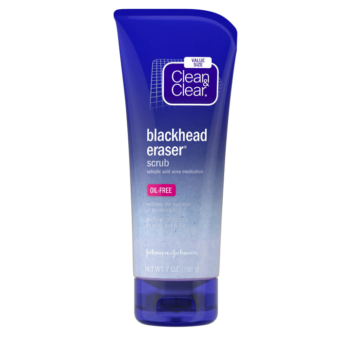 Clean & Clear Blackhead Eraser Facial Scrub, 2% Salicylic Acid 198 Gram