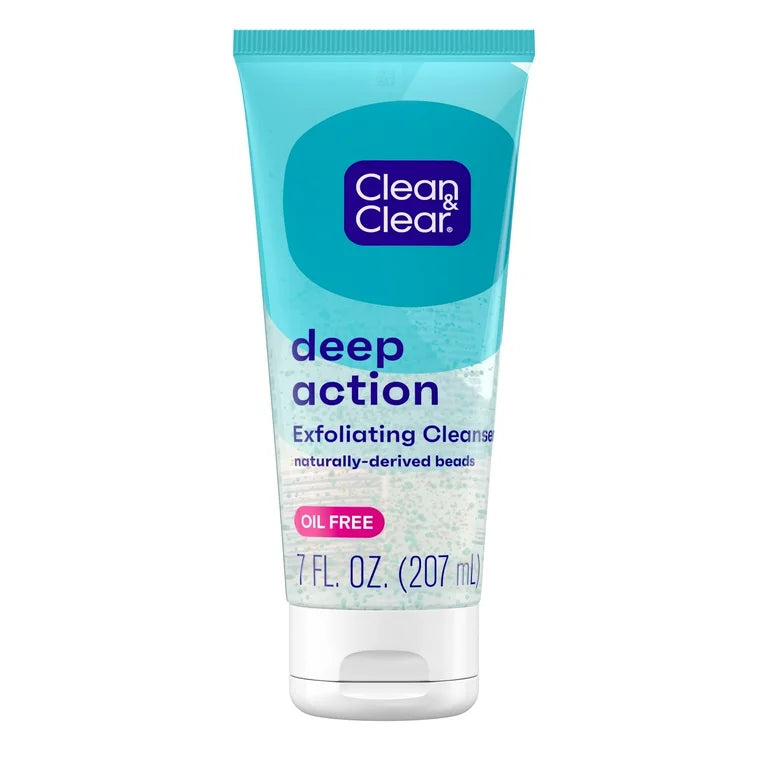 Clean And Clear Deep Action Exfoliating Cleanser 207 ml