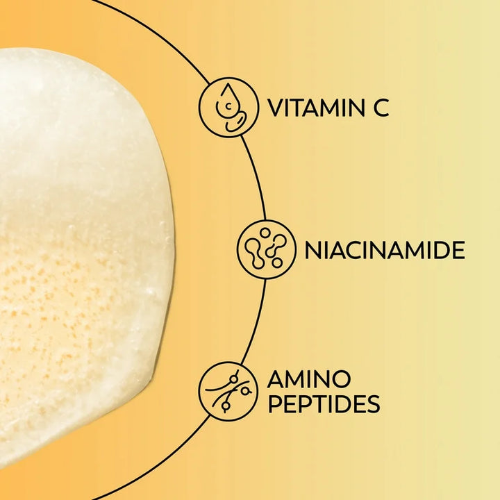 Olay Face Cleanser, Regenerist Vitamin C+Peptide Facial Wash, Exfoliating Face Cleanser for Dry Skin, 5.0 fl oz