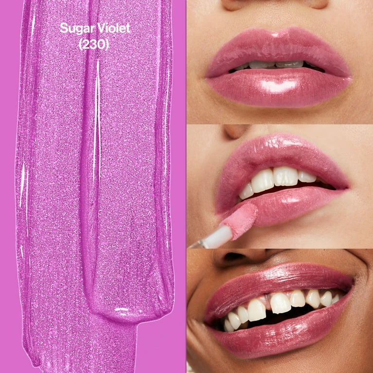Revlon Super Lustrous Moisturizing High Shine Lip Gloss, 230 Suger Violet