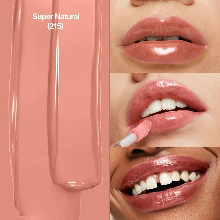 Revlon Super Lustrous Moisturizing High Shine Lip Gloss, 215 Super Natural