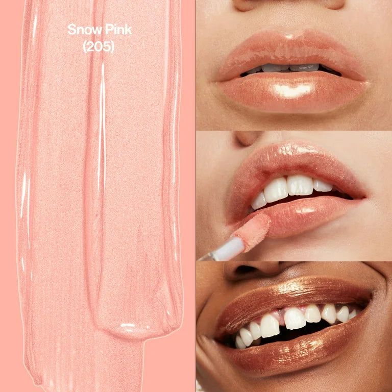 Revlon Super Lustrous Moisturizing High Shine Lip Gloss, 205 Snow Pink