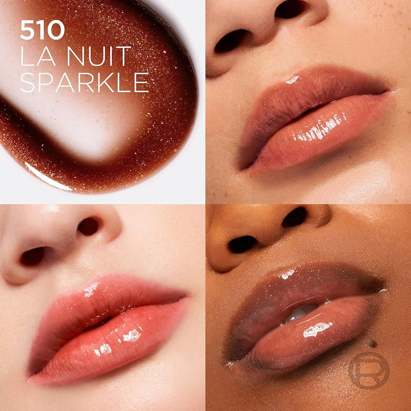 Loreal Plump Ambition Hyaluron Lip Oil 510 La Nuit Sparkle