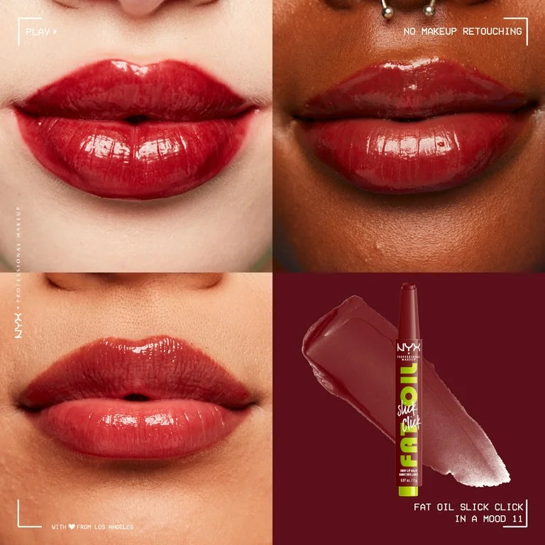 Nyx Fat Oil Slick Click Lip Oil Stick 11 In A Mood