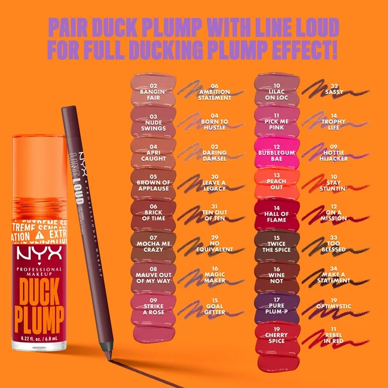 Nyx Cosmetics Duck Plump High Pigment Lip Plumping Gloss 15 Twice The Spice
