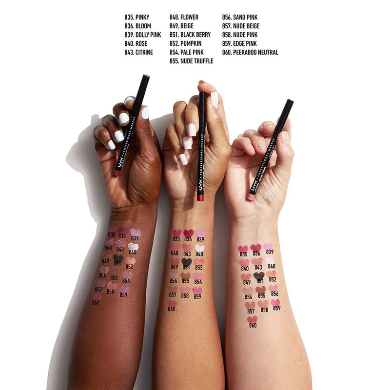 Nyx Cosmetics Slim Lip Pencil Bloom