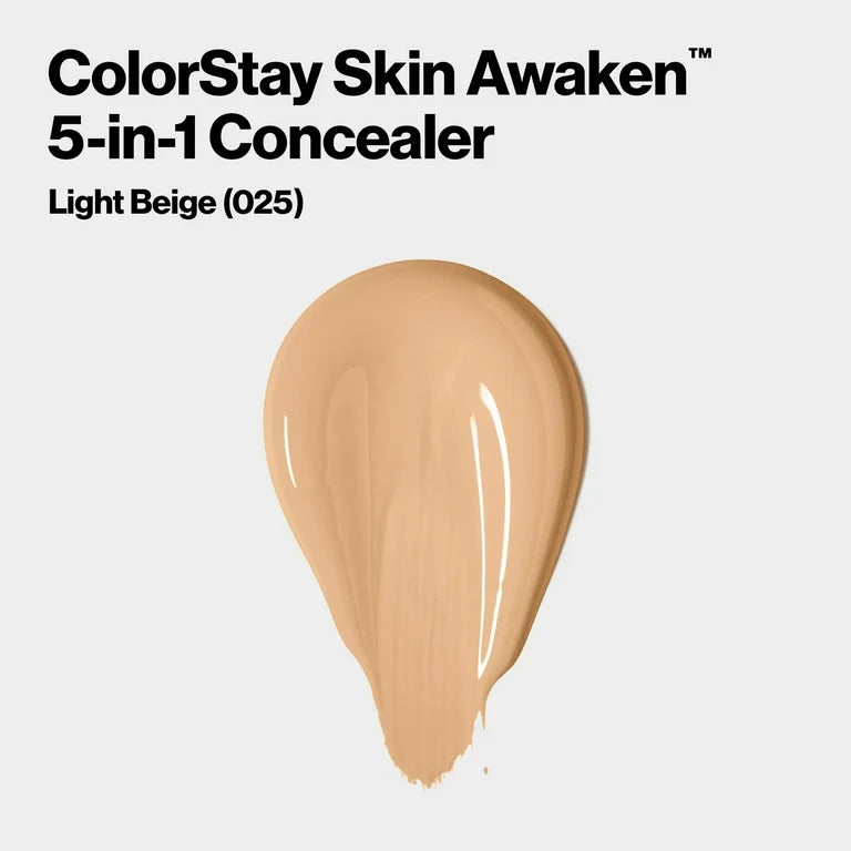Revlon ColorStay Skin Awaken Concealer  025 Light beige  0.27 fl oz
