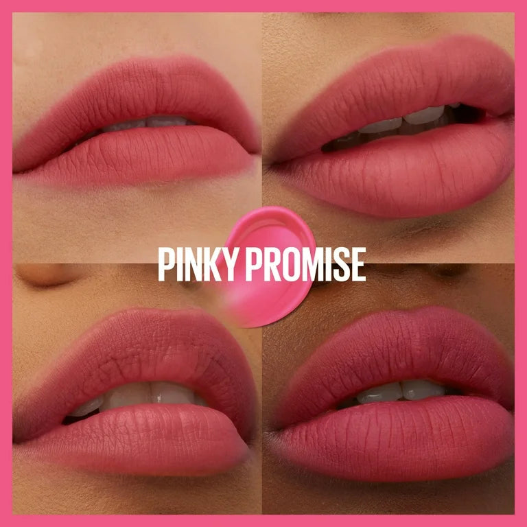 Maybelline Super Stay Teddy Tint Liquid Lip Tint 45 Pinky Promise