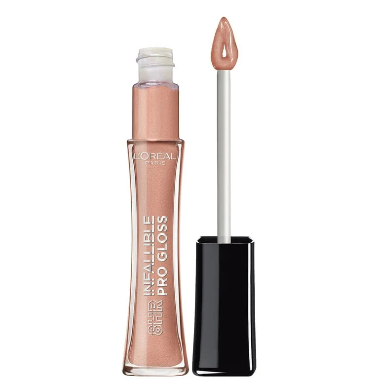 Loreal Paris Infallible 8 Hour Pro Hydrating Lip Gloss 105 Nude Petal