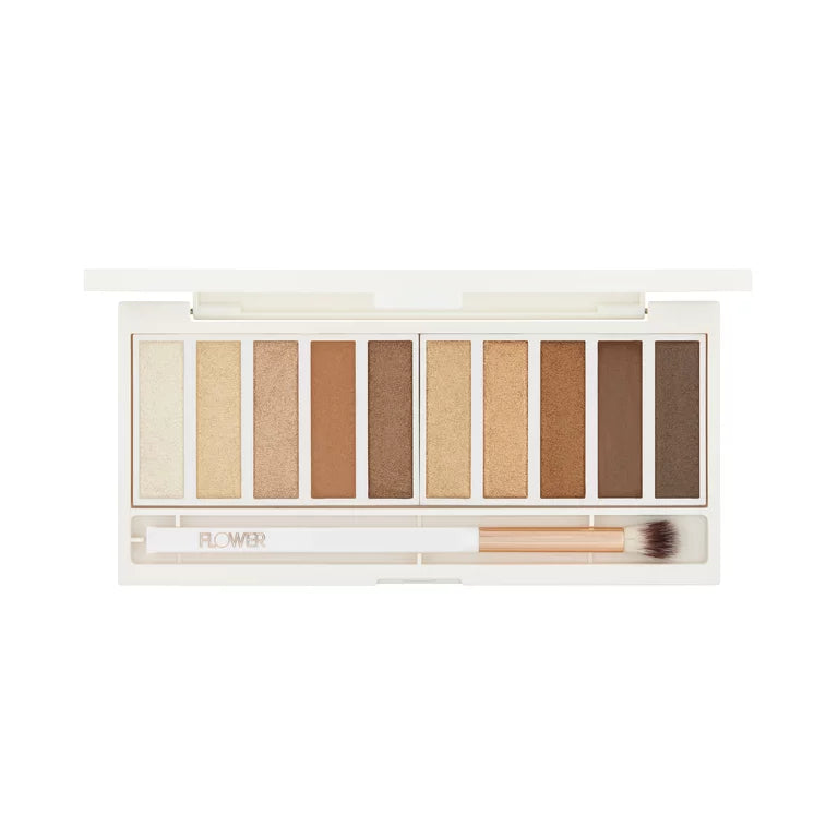 Flower Beauty Shimmer & Shade Eyeshadow Palette - Gimme Gold, 8.5 grams