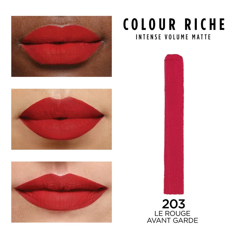 Loreal Paris Colour Riche Intense Volume Matte Lipstick 203 Le Rouge Avant-Garde