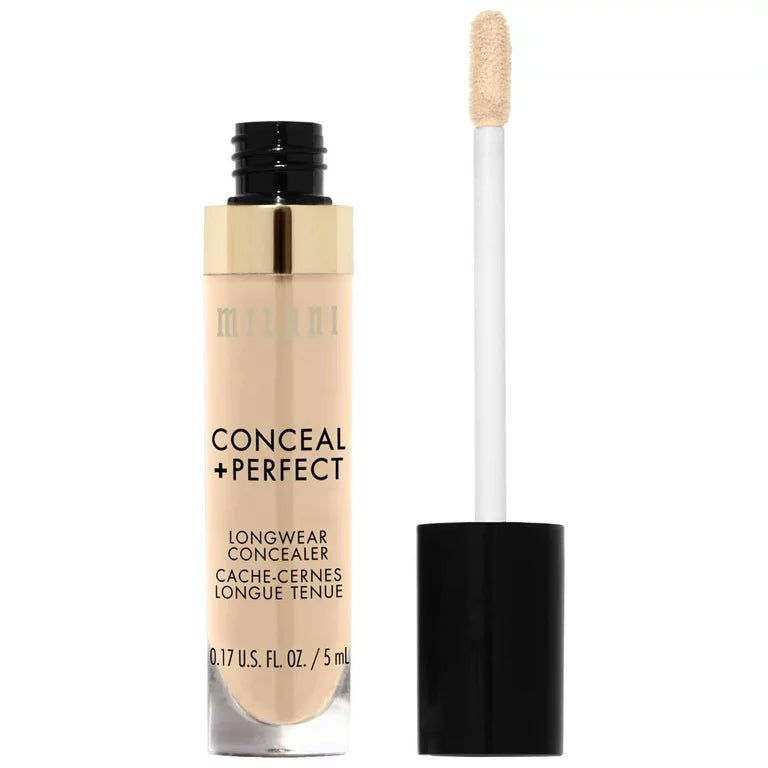 Milani Conceal + Perfect Longwear Liquid Concealer, Light Vanilla