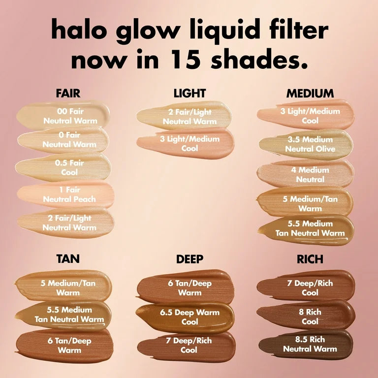 Elf Halo Glow Liquid Filter Foundation Fair 0