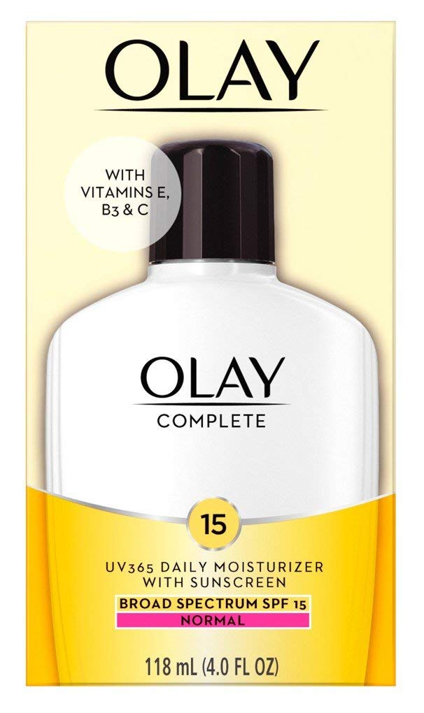 Olay Complete All Day Moisturizer SPF 15, Normal Skin, 4 Ounces Exp 11/26