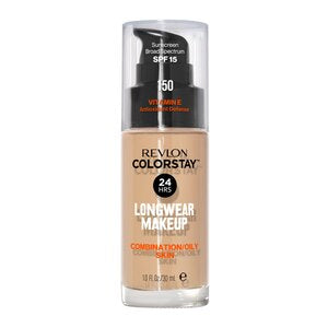 Revlon ColorStay Liquid Foundation Makeup, Combination/oily Skin, SPF 15, 150 Buff