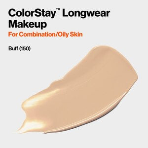 Revlon ColorStay Liquid Foundation Makeup, Combination/oily Skin, SPF 15, 150 Buff