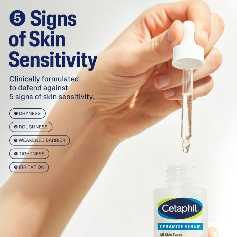 Cetaphil Ceramide Serum, Hydrates and Restores Skin Barrier 30ml