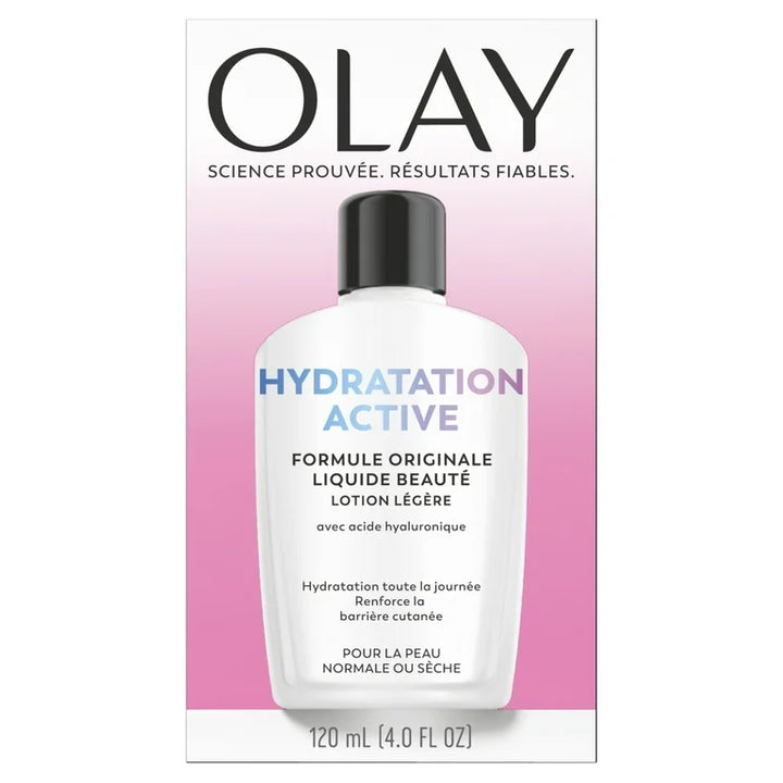 Olay Active Hydrating Beauty Fluid Lotion, 4 Ounces