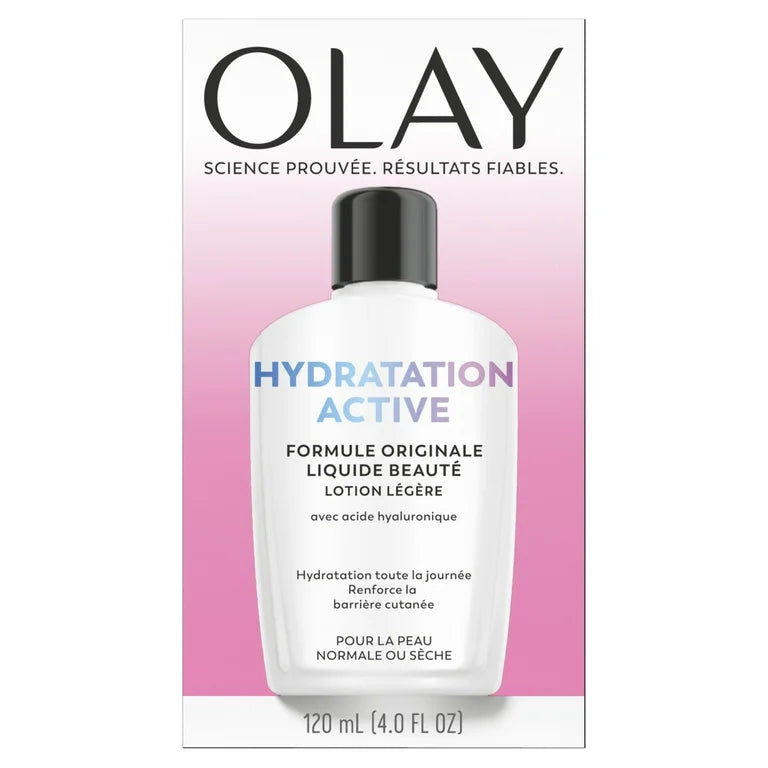 Olay Active Hydrating Beauty Fluid Lotion, 4 Ounces