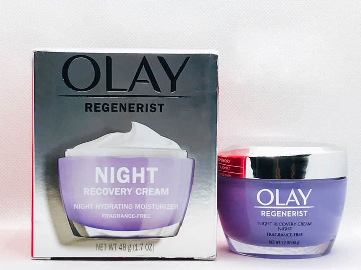Olay Regenerist Night Recovery Cream Face Moisturizer Fragrance Free