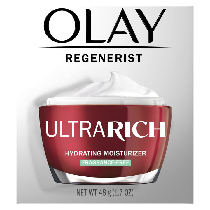 Olay Regenerist Ultra Rich Hydrating Moisturizer Fragrance free Made In Usa 48 Gram