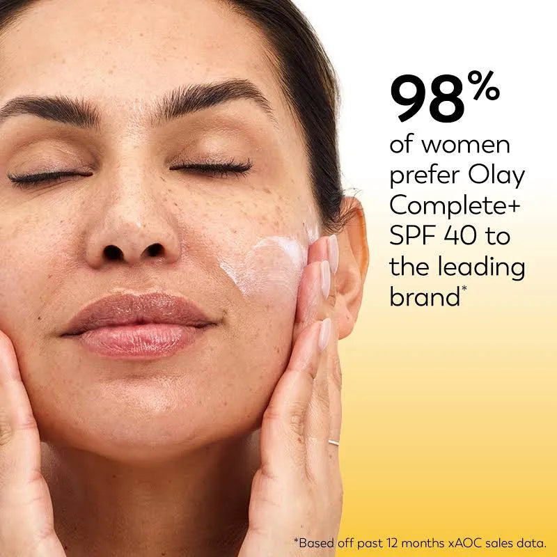 Olay Complete Face Moisturizer with SPF 40 Fragrance-Free for Sensitive Skin 177ml