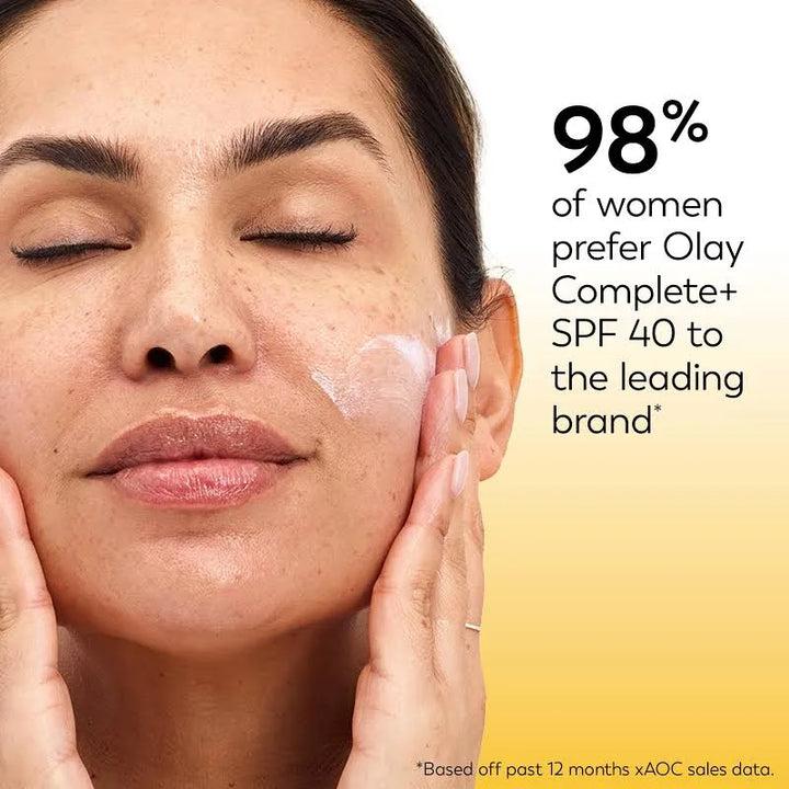 Olay Complete Face Moisturizer with SPF 40 Fragrance-Free for Sensitive Skin 177ml