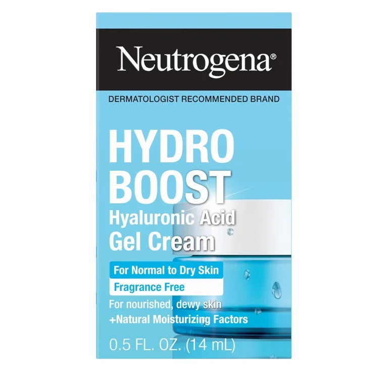 Neutrogena Hydro Boost Hyaluronic Acid Gel Cream, Travel Size (fragrance free) - 14ml