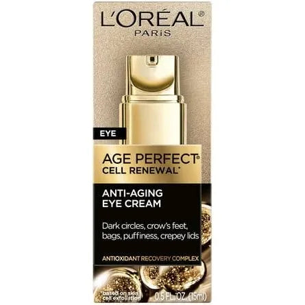 Loreal Paris Age Perfect Cell Renewal Anti-Aging Eye Cream Treatment, 0.5 fl oz
