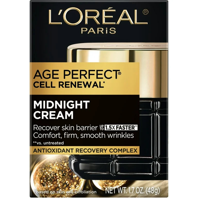 Loreal Paris Age Perfect Cell Renewal Midnight Cream, Antioxidants 48g