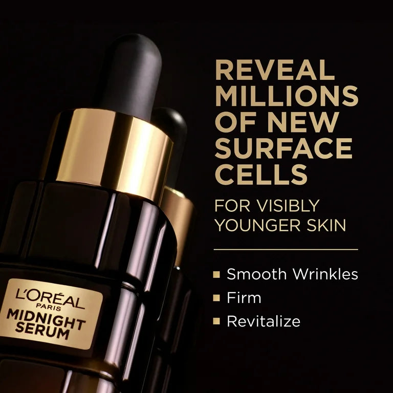 Loreal Paris Age Perfect Cell Renewal Midnight Serum, Anti-Aging Complex, 1 fl oz