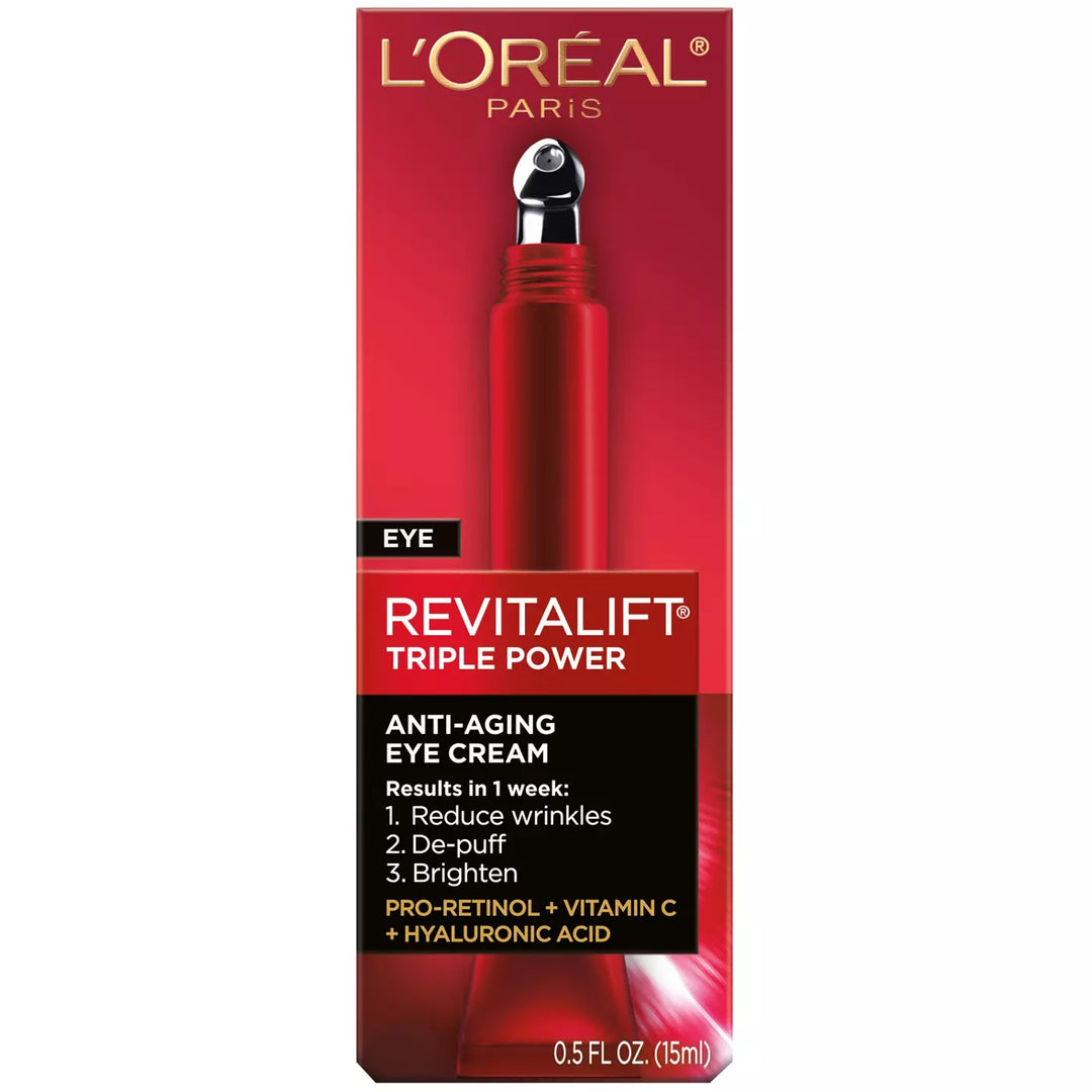 Loreal Paris Revitalift Triple Power Eye Treatment, Reduces Wrinkles 15ml