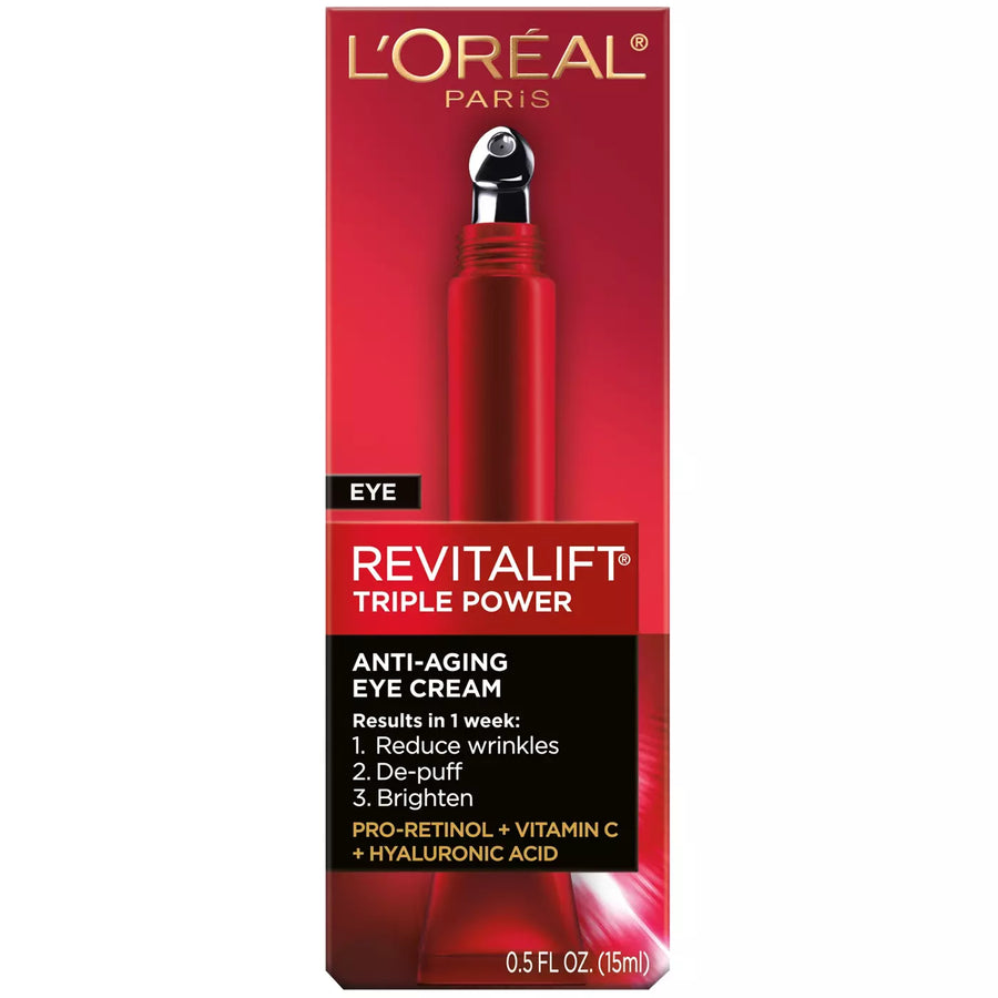 Loreal Paris Revitalift Triple Power Eye Treatment, Reduces Wrinkles 15ml