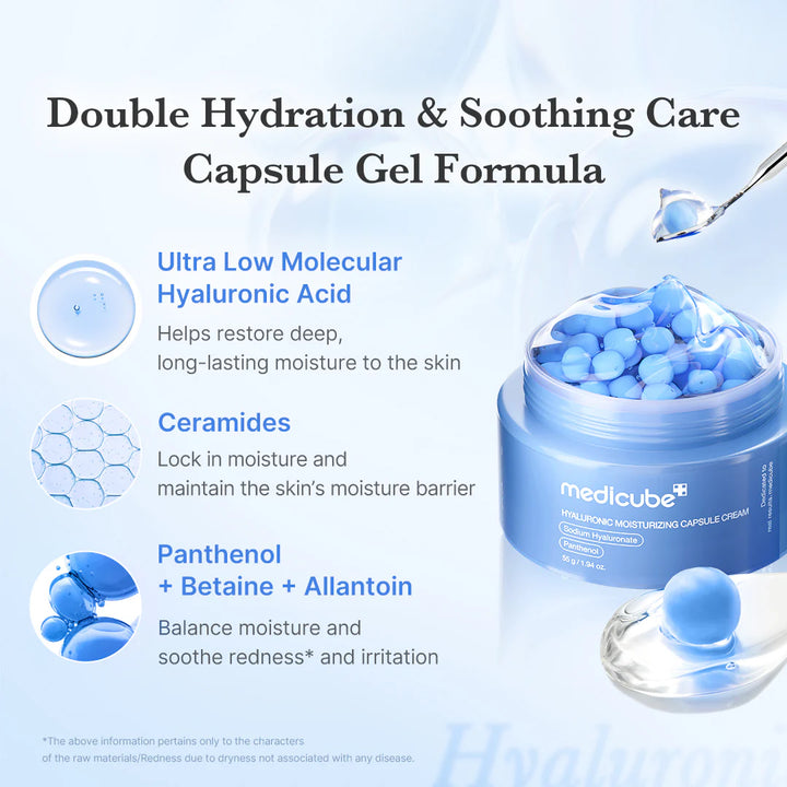 medicube Hyaluronic Moisturizing Capsule Cream - 55g