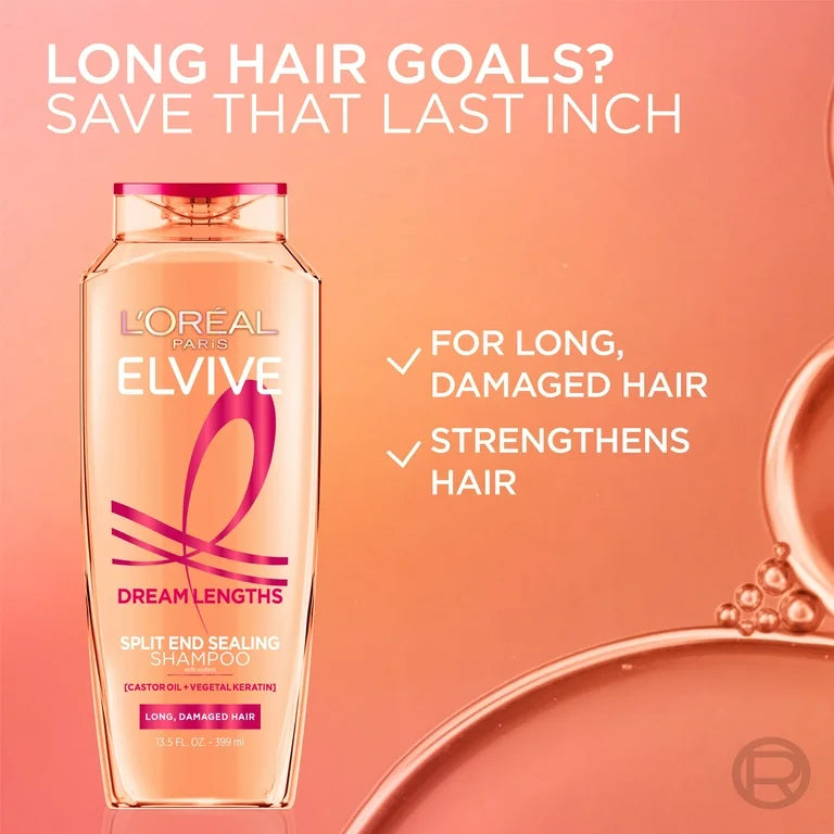 Lorea Elvive Dream Lengths Restoring Shampoo for Long, Damaged Hair