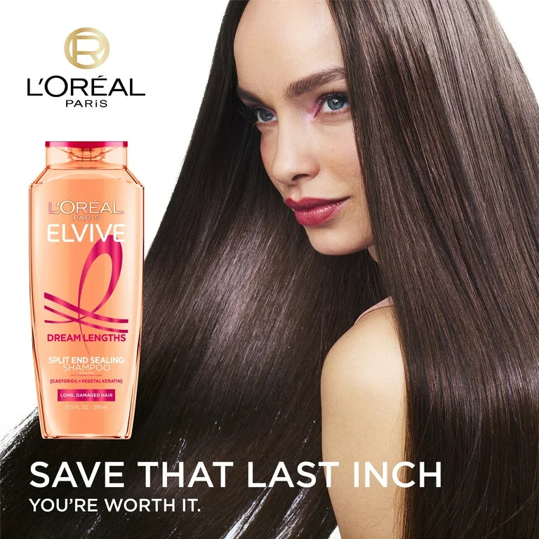 Lorea Elvive Dream Lengths Restoring Shampoo for Long, Damaged Hair