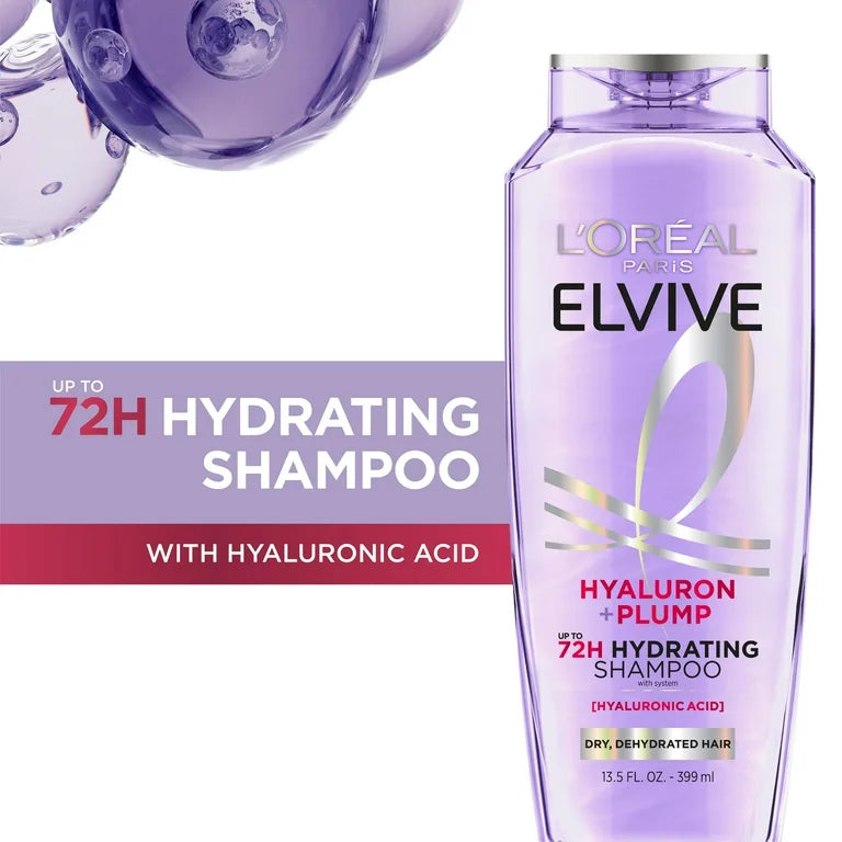 Loreal Elvive Hyaluron Plump Hydrating Shampoo 399ml