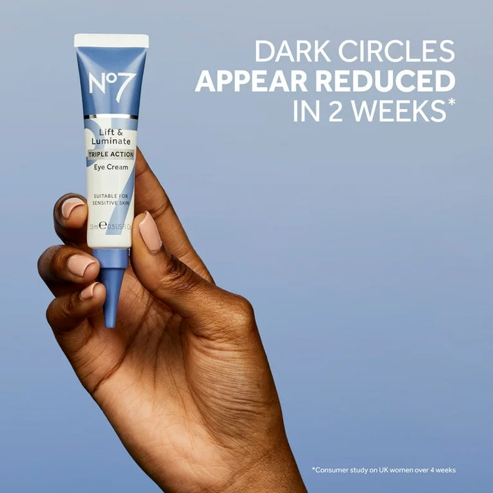 No7 Lift & Luminate Triple Action Eye Cream - 15ml