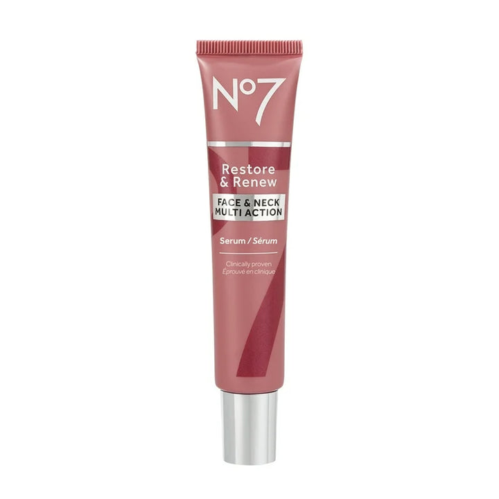 No7 Restore & Renew Face & Neck Multi Action Serum 15ml