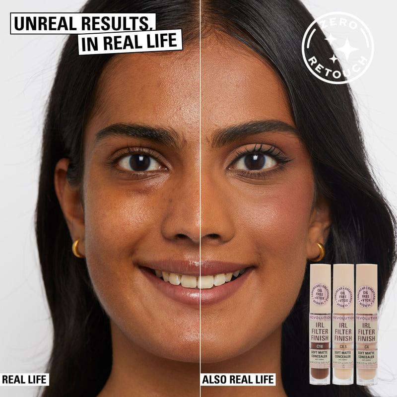 Revolution IRL Filter 16H Hydrating Full Coverage Concealer C12