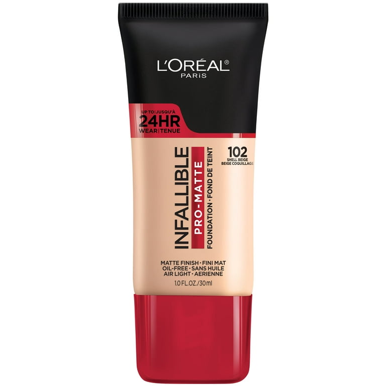 Loreal Paris Infallible Pro-Matte Liquid Foundation 102 shell beige