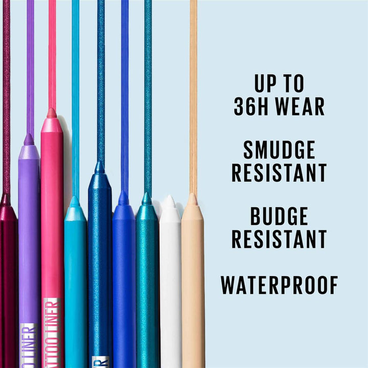 Maybelline Tattoo Studio Gel Eyeliner Pencil – 9 Shades
