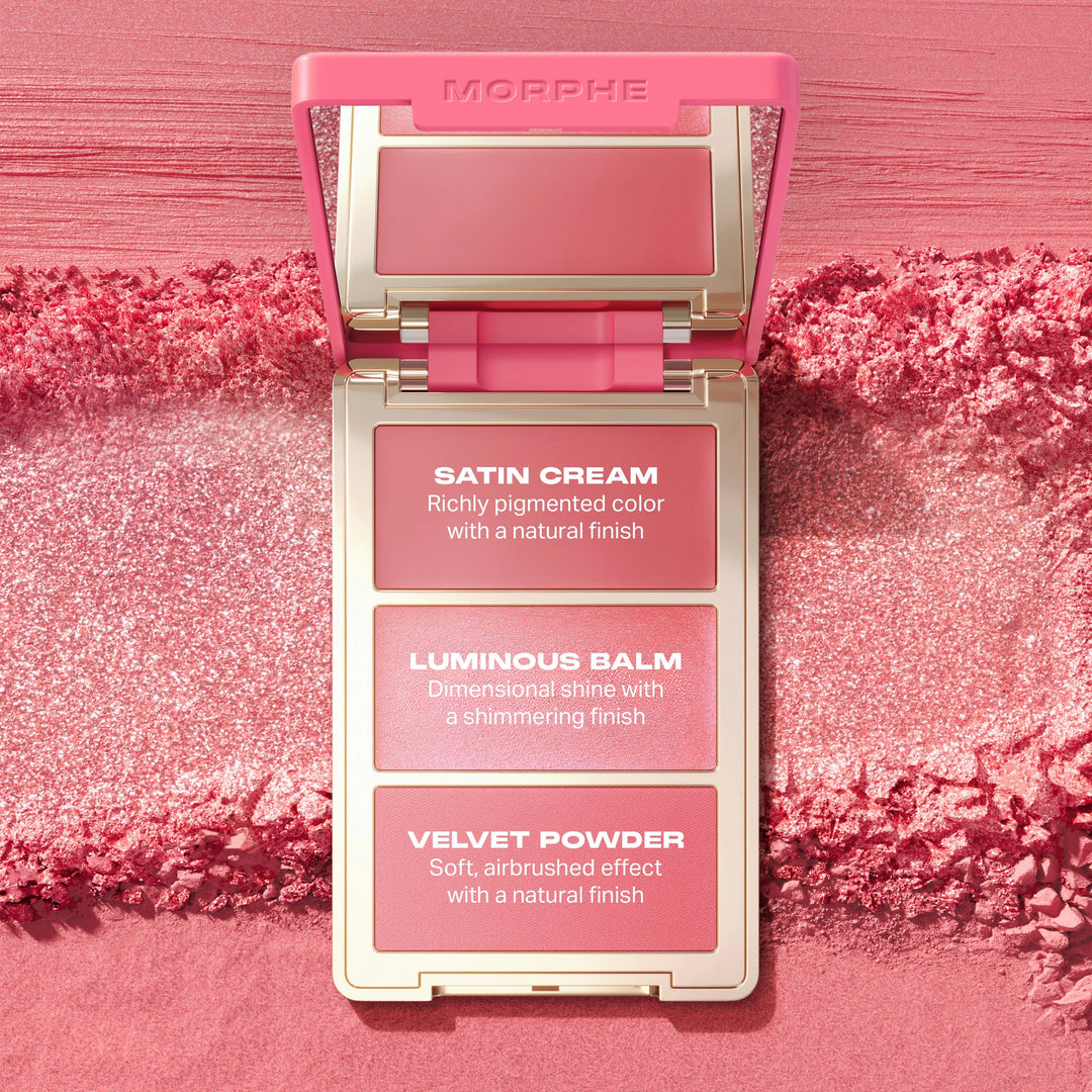 Morphe Cheek Thrills Multi-Finish Face Trio - Blind Date