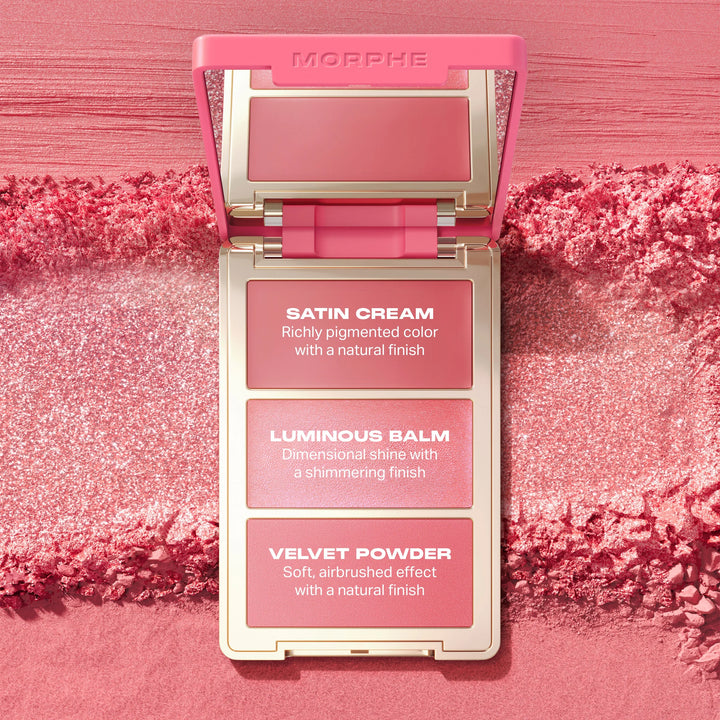 Morphe Cheek Thrills Multi-Finish Face Trio - Blind Date