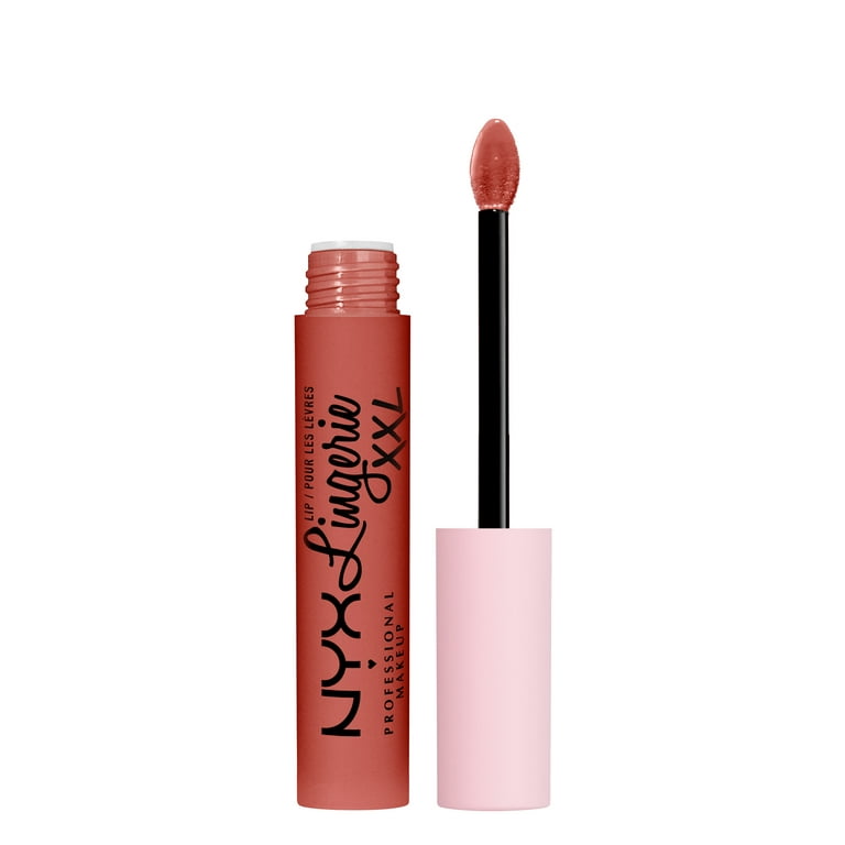 NYX Professional Makeup Lip Lingerie XXL Matte Liquid Lipstick Peach First