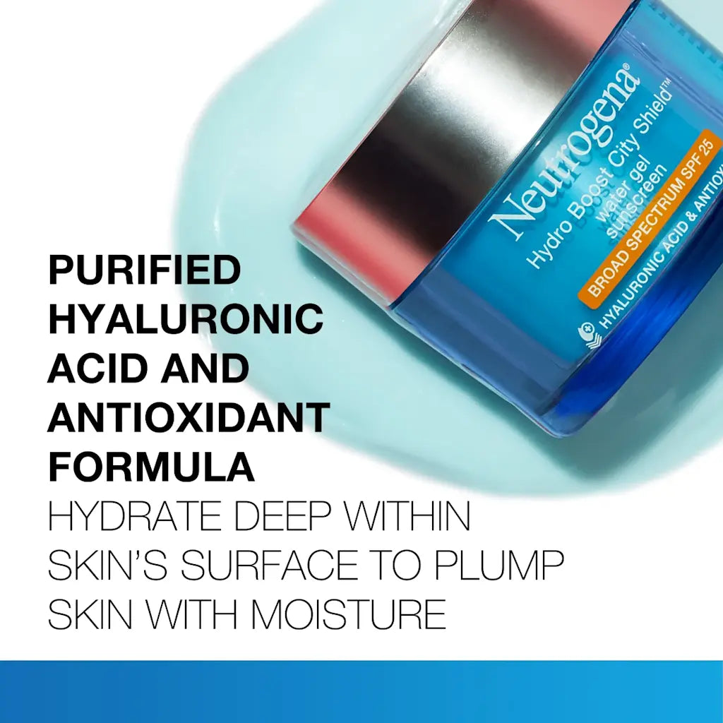 Neutrogena Hydro Boost City Shield Water Gel with Broad Spectrum SPF 25 EXP: 2/27